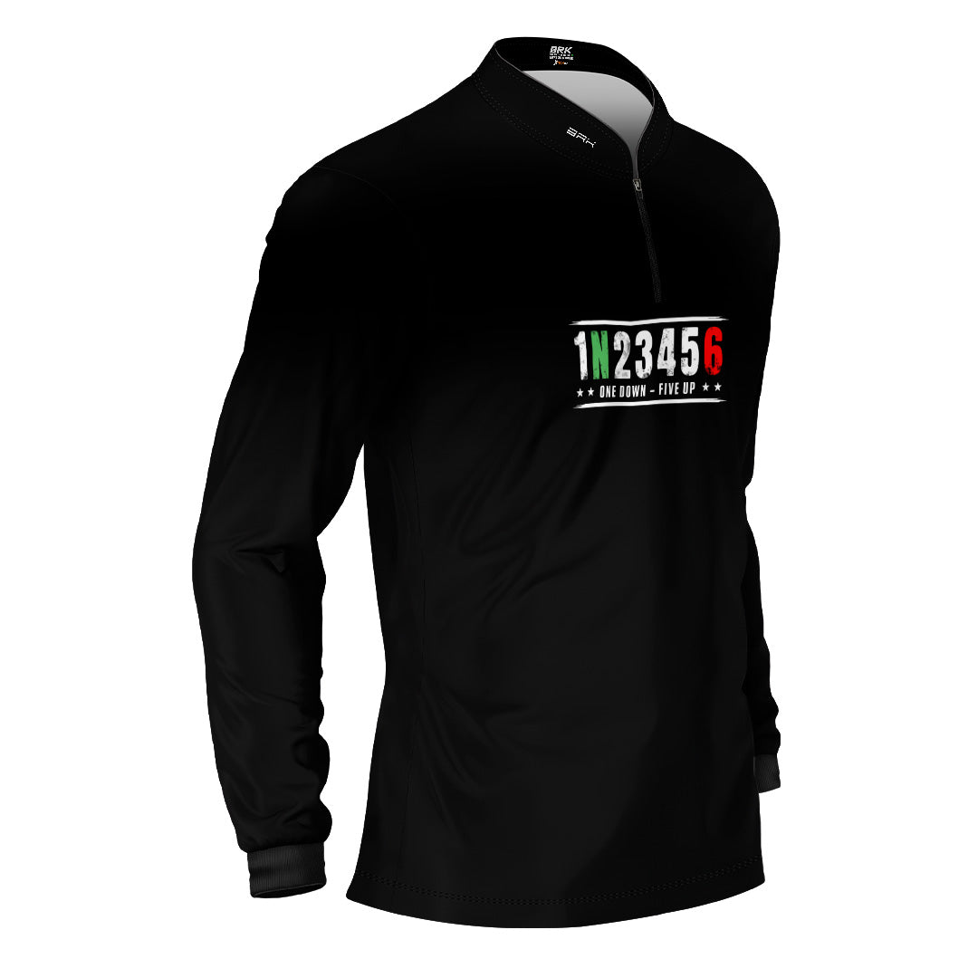 Camisa Manga Longa Brk Marchas 1 Pra Baixo 5 Pra Cima com Proteção UV50