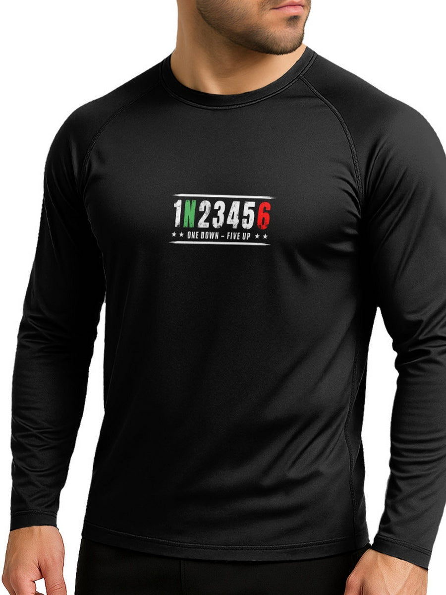 Camisa UV50 Segunda Pele Brk Marchas 1 Pra Baixo 5 Pra Cima