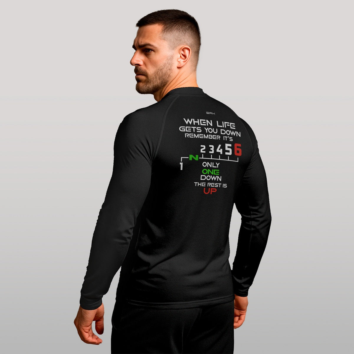 Camisa UV50 Segunda Pele Brk 1 Pra Baixo 5 Pra Cima