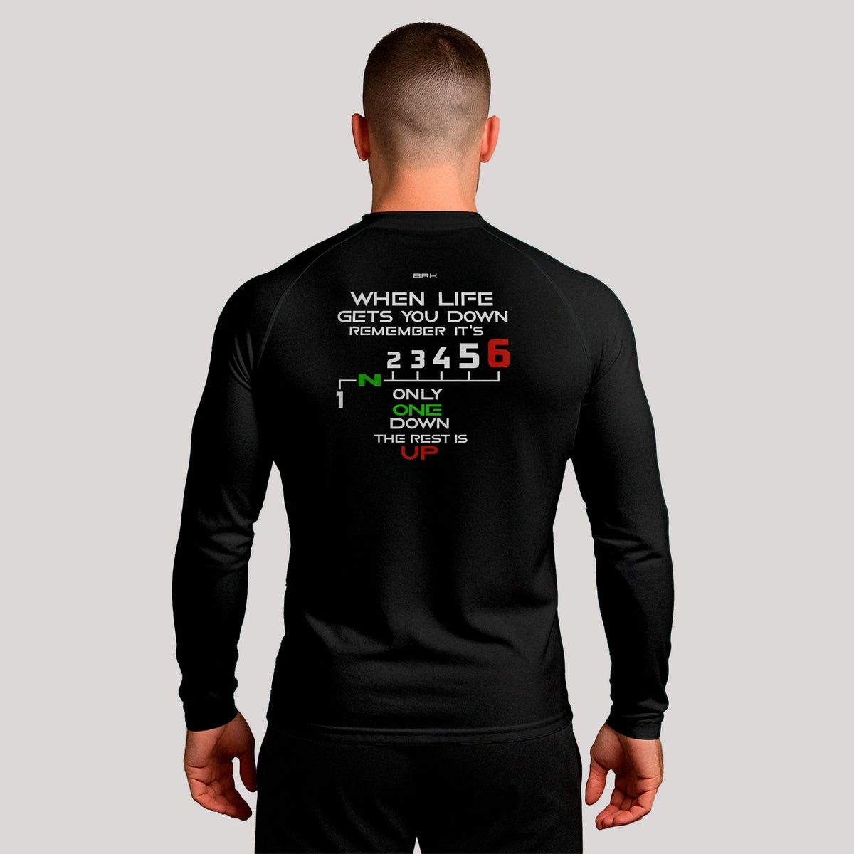 Camisa UV50 Segunda Pele Brk 1 Pra Baixo 5 Pra Cima