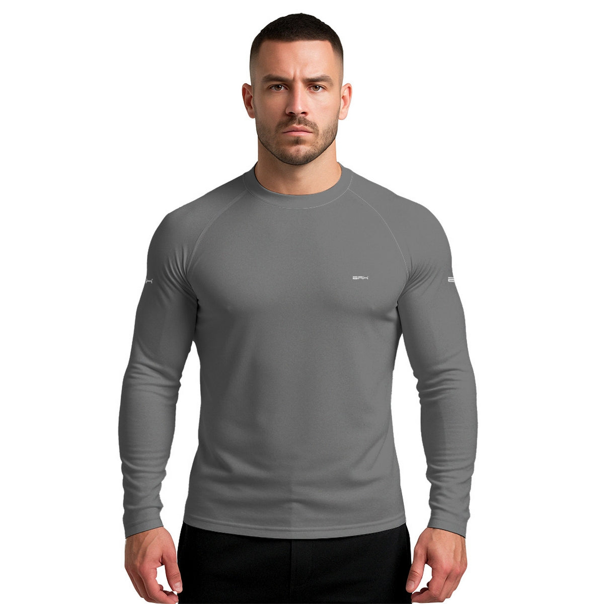 Camisa Segunda Pele Brk Clean Cinza Escuro com Proteção UV50