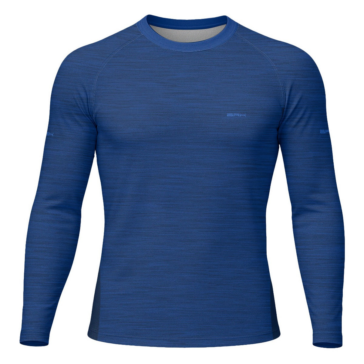 Camisa Segunda Pele Brk Clean Mescla Azul Royal com Proteção UV50