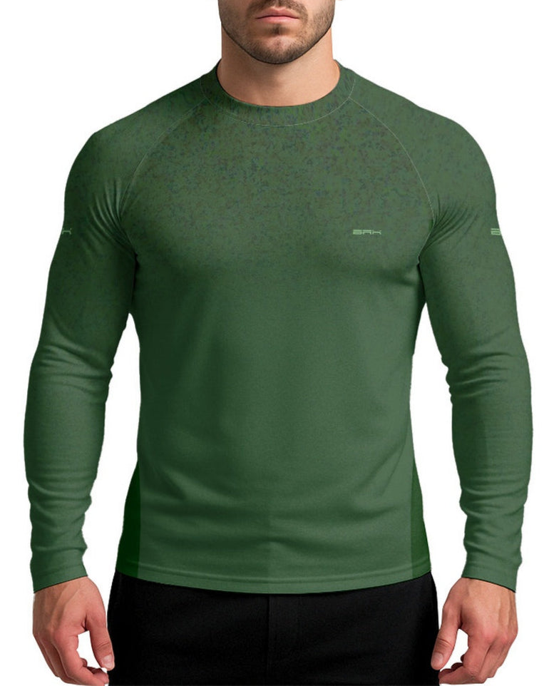 Camisa UV50 Segunda Pele Brk Clean Mescla Verde Militar