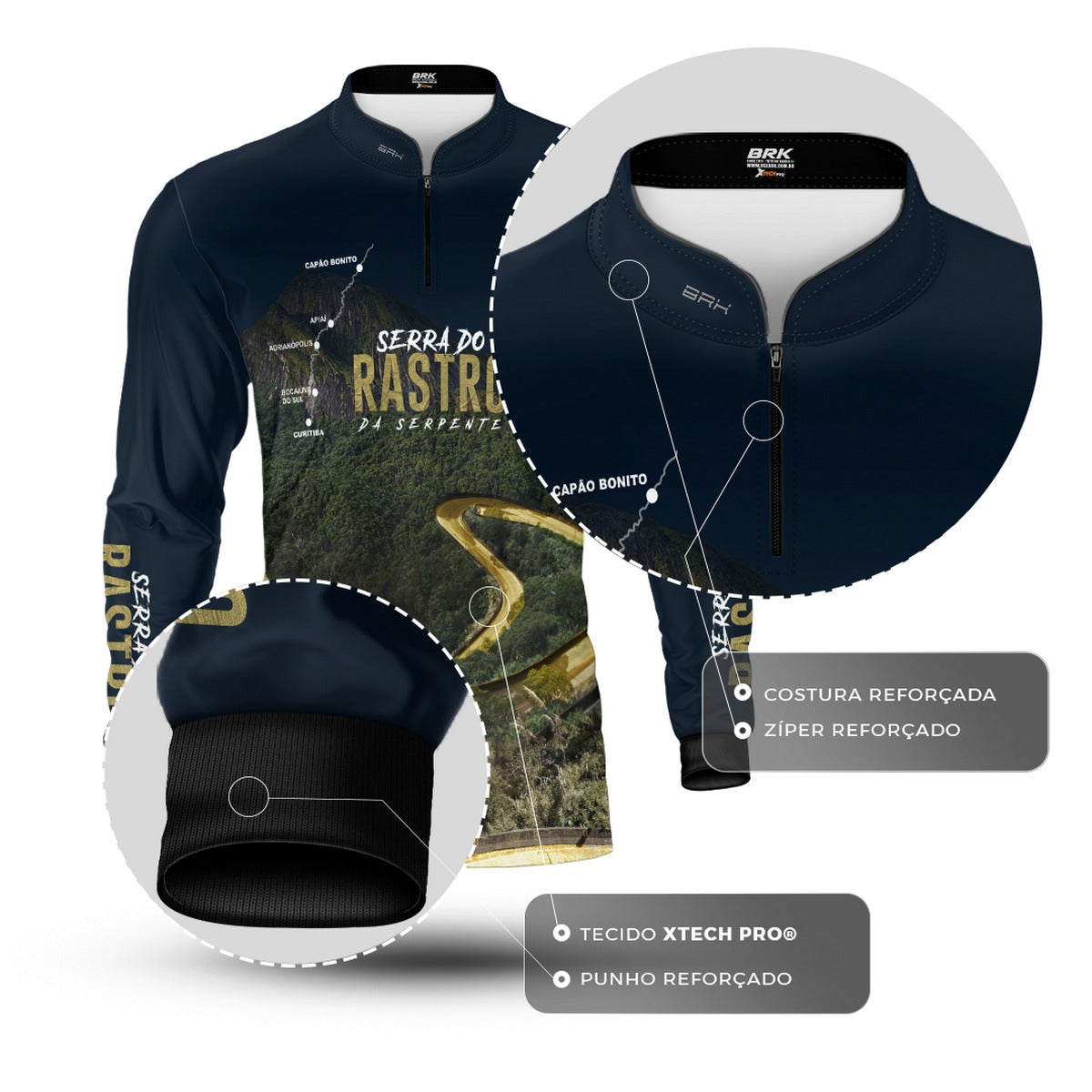 Camisa de Expedição Brk Serra do Rastro com Proteção UV50
