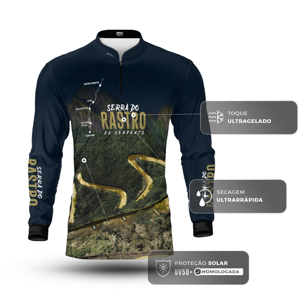 Camisa de Expedição Brk Serra do Rastro com Proteção UV50