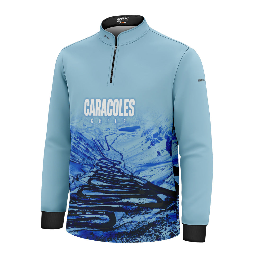 Camisa Infantil Brk Chile Estrada Los Caracoles com Proteção UV50+