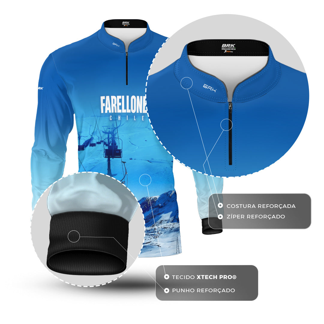 Camisa Brk Chile Farellones com Proteção UV50+
