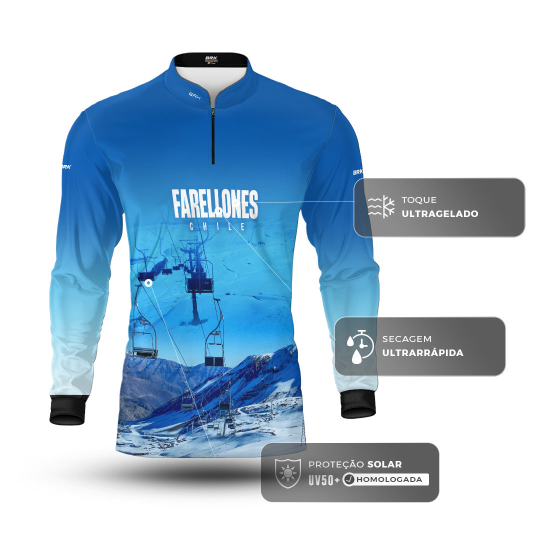 Camisa Brk Chile Farellones com Proteção UV50+