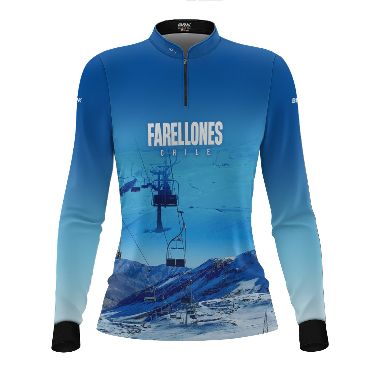 Camisa Feminina Brk Chile Farellones com Proteção UV50+