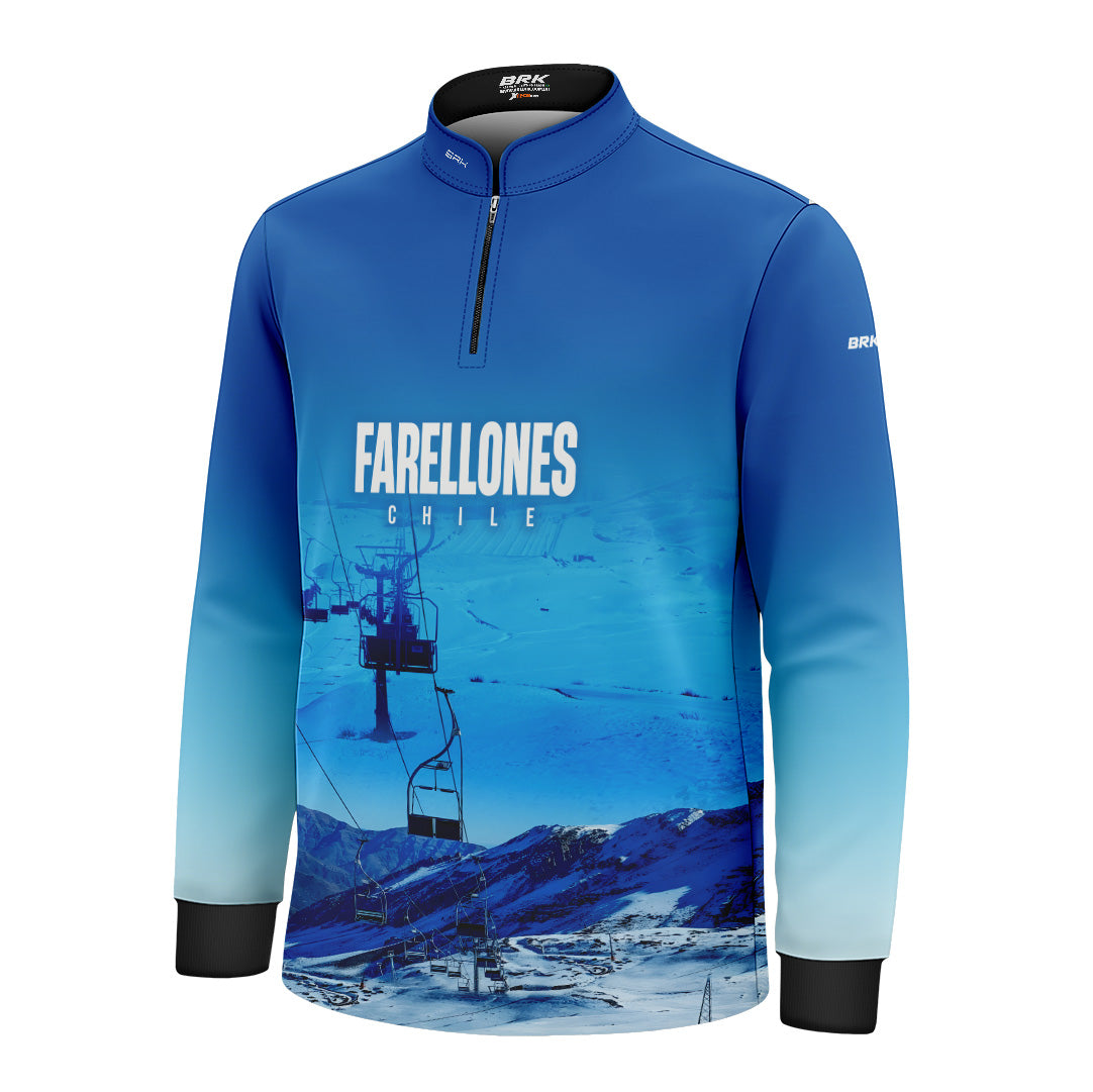 Camisa Infantil Brk Chile Farellones com Proteção UV50+