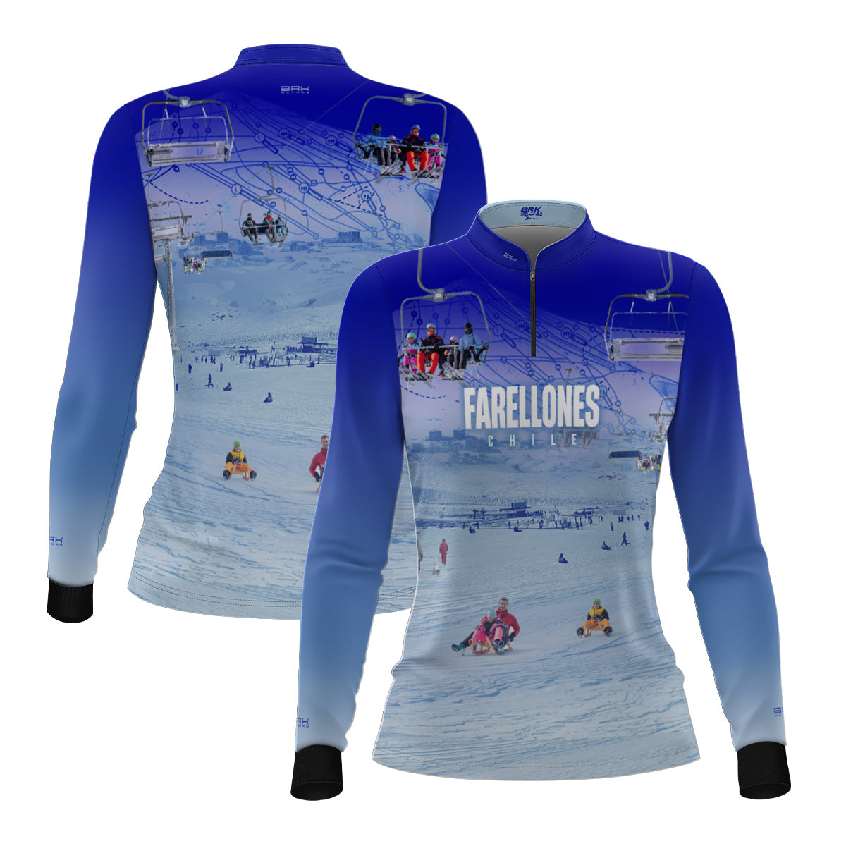 Camisa Feminina Brk Chile Farellones 2 com Proteção UV50+