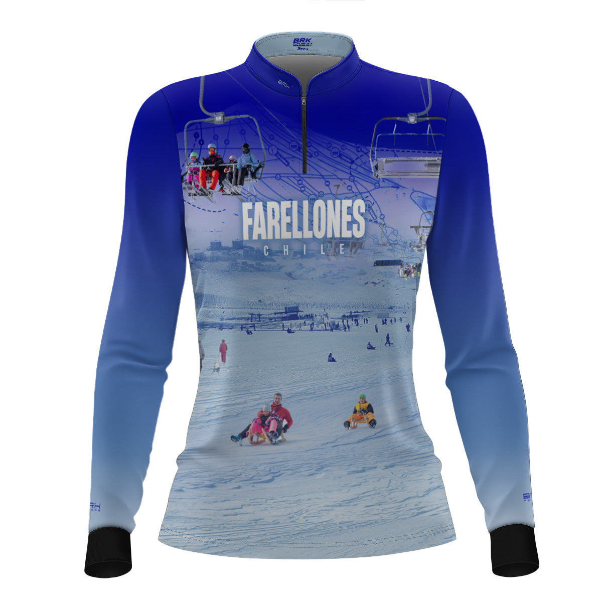 Camisa Feminina Brk Chile Farellones 2 com Proteção UV50+