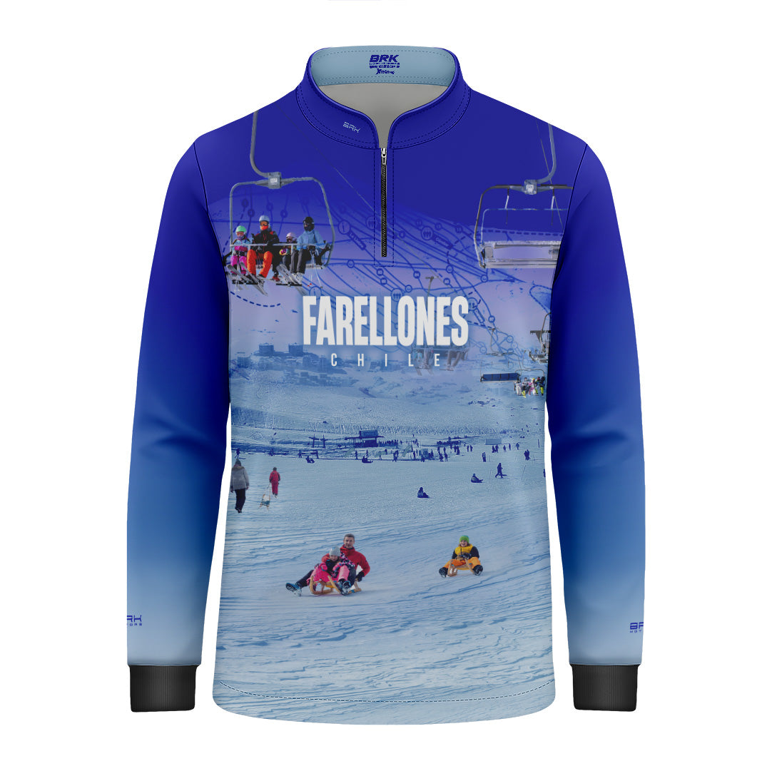 Camisa Infantil Brk Chile Farellones 2 com Proteção UV50+