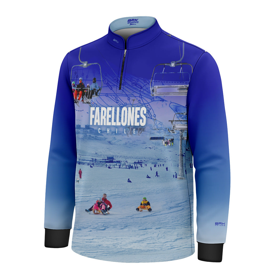 Camisa Infantil Brk Chile Farellones 2 com Proteção UV50+