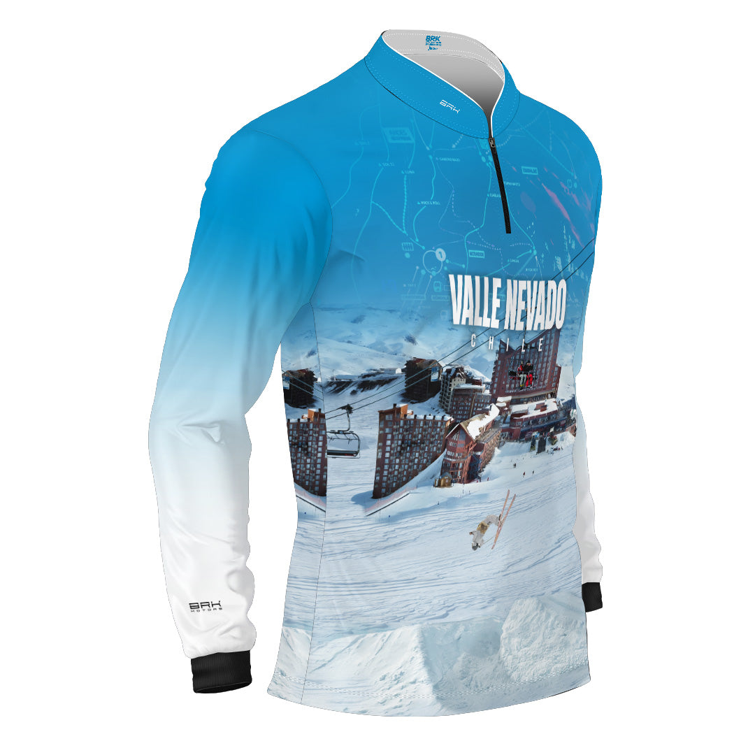 Camisa Brk Chile Valle Nevado 2 com Proteção UV50+