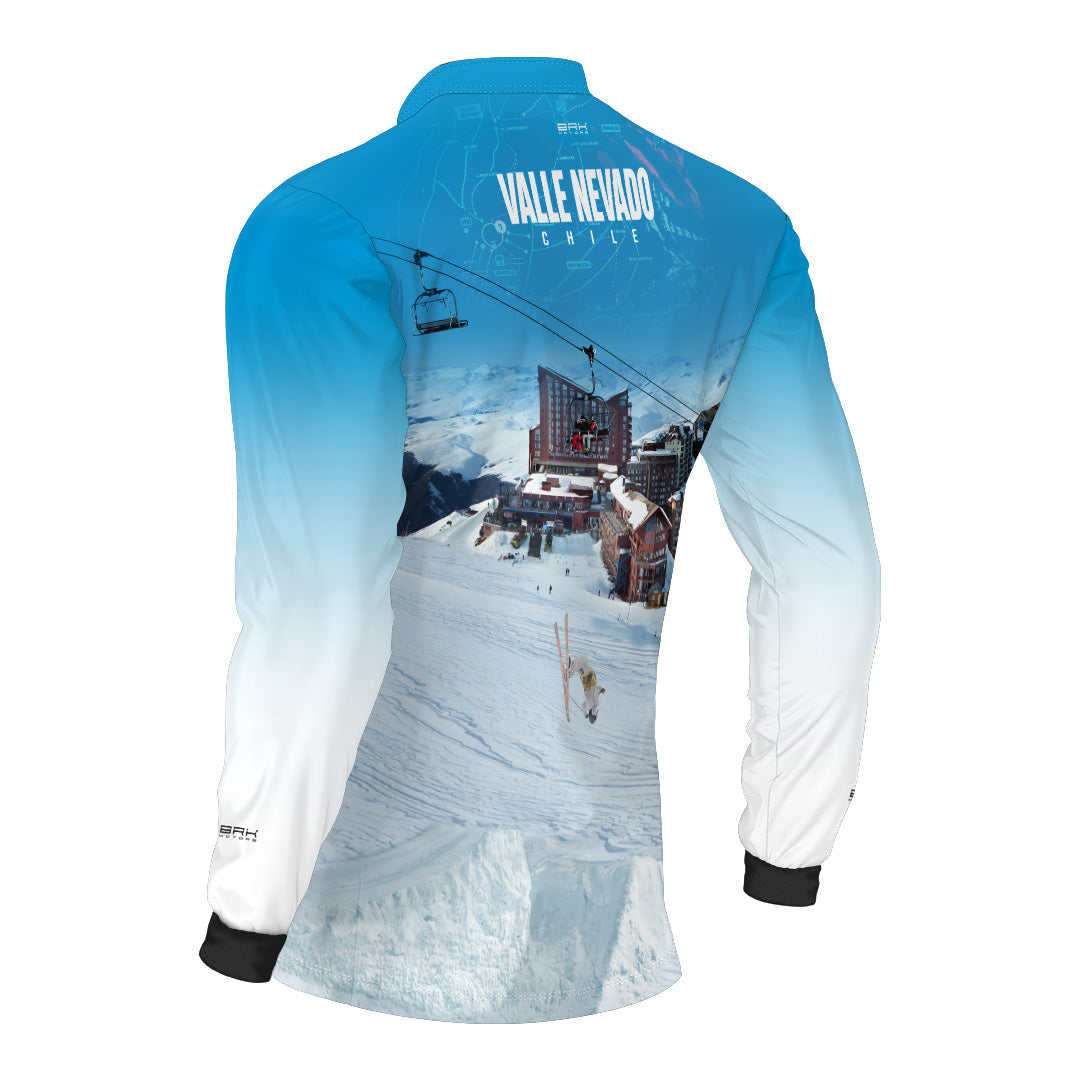 Camisa Brk Chile Valle Nevado 2 com Proteção UV50+