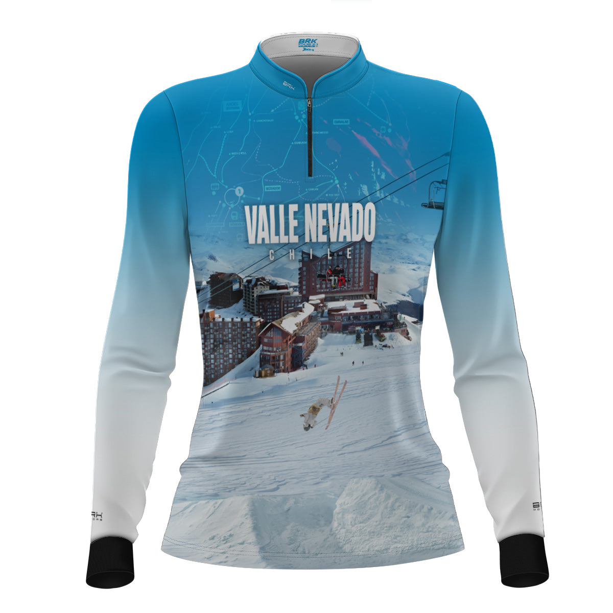 Camisa Feminina Brk Chile Valle Nevado 2 com Proteção UV50+