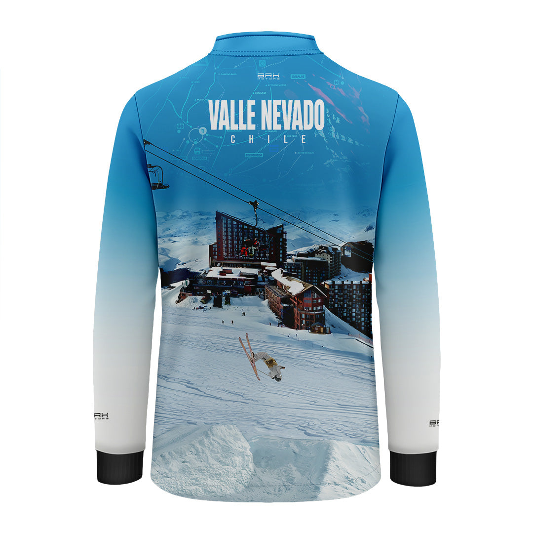 Camisa Infantil Brk Chile Valle Nevado 2 com Proteção UV50+
