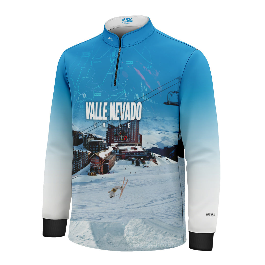 Camisa Infantil Brk Chile Valle Nevado 2 com Proteção UV50+