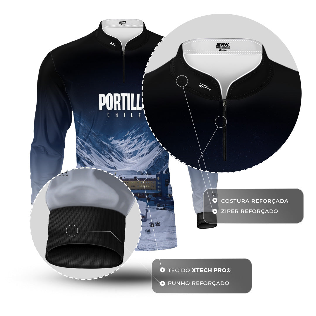 Camisa Brk Chile Portillo com Proteção UV50+