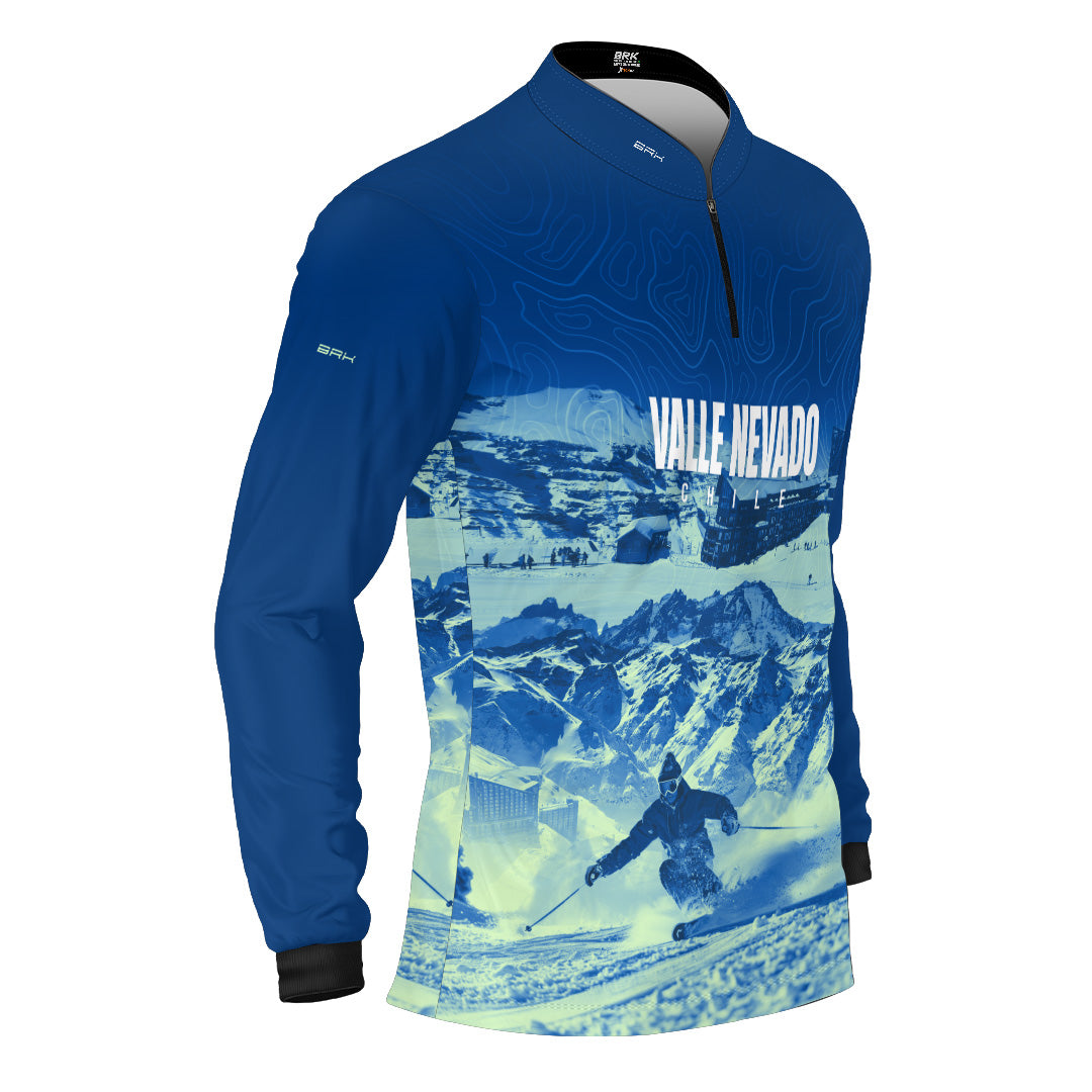 Camisa Brk Chile Valle Nevado com Proteção UV50+