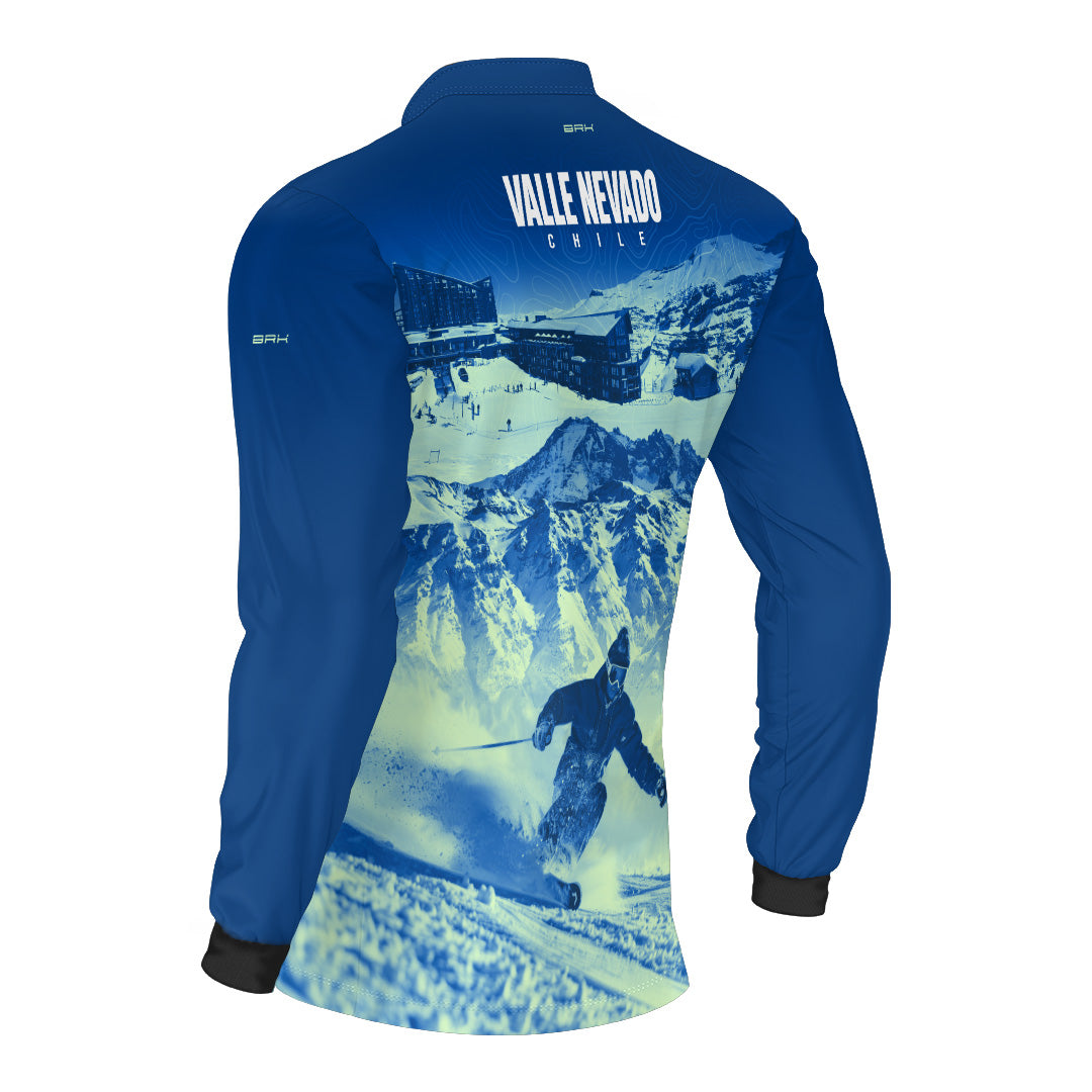Camisa Brk Chile Valle Nevado com Proteção UV50+