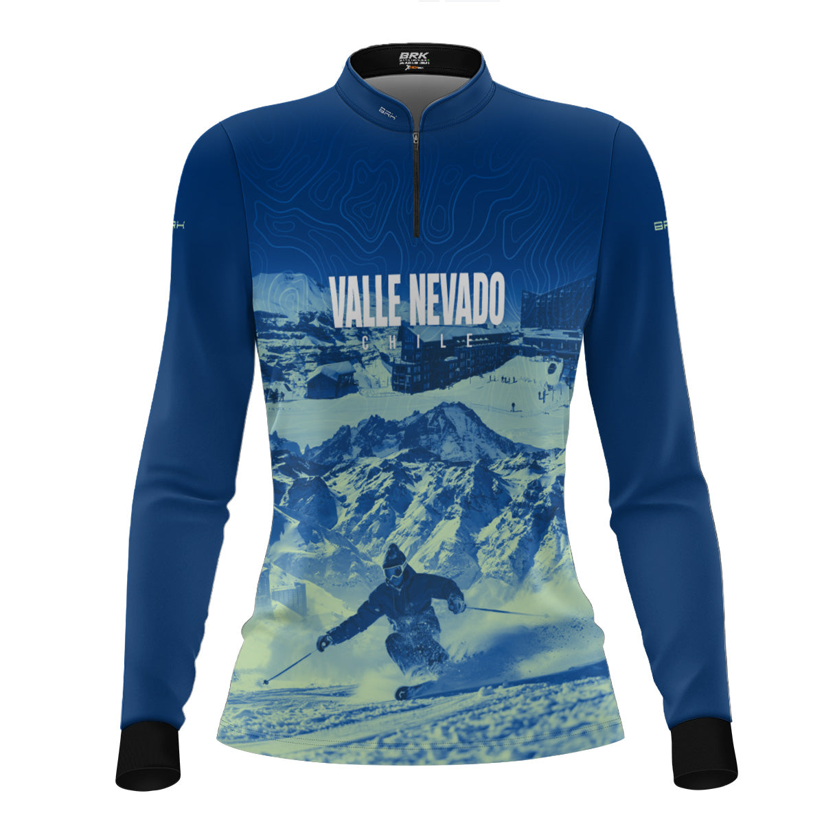 Camisa Feminina Brk Chile Valle Nevado com Proteção UV50+