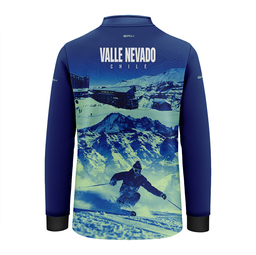 Camisa Infantil Brk Chile Valle Nevado com Proteção UV50+