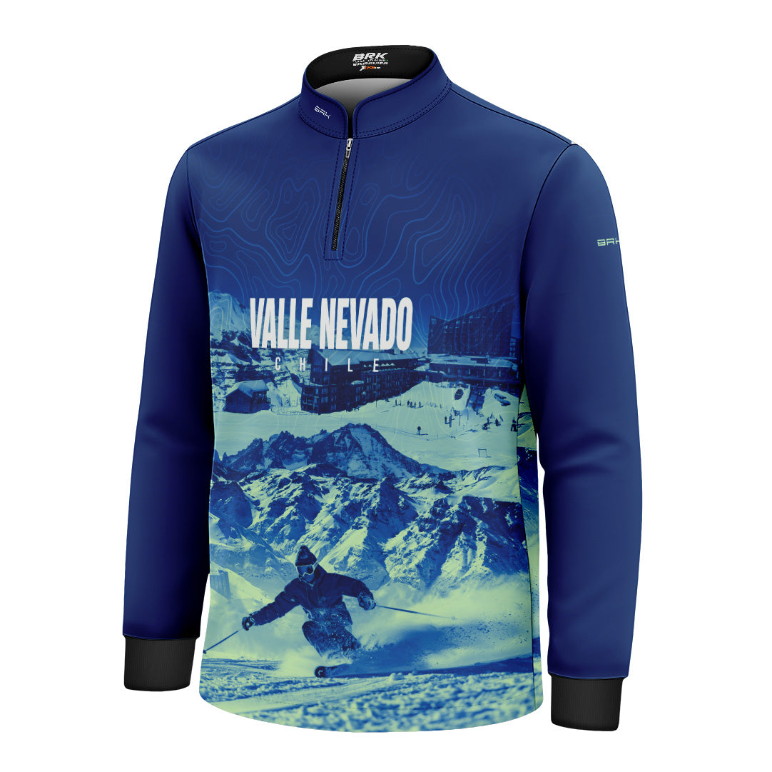 Camisa Infantil Brk Chile Valle Nevado com Proteção UV50+