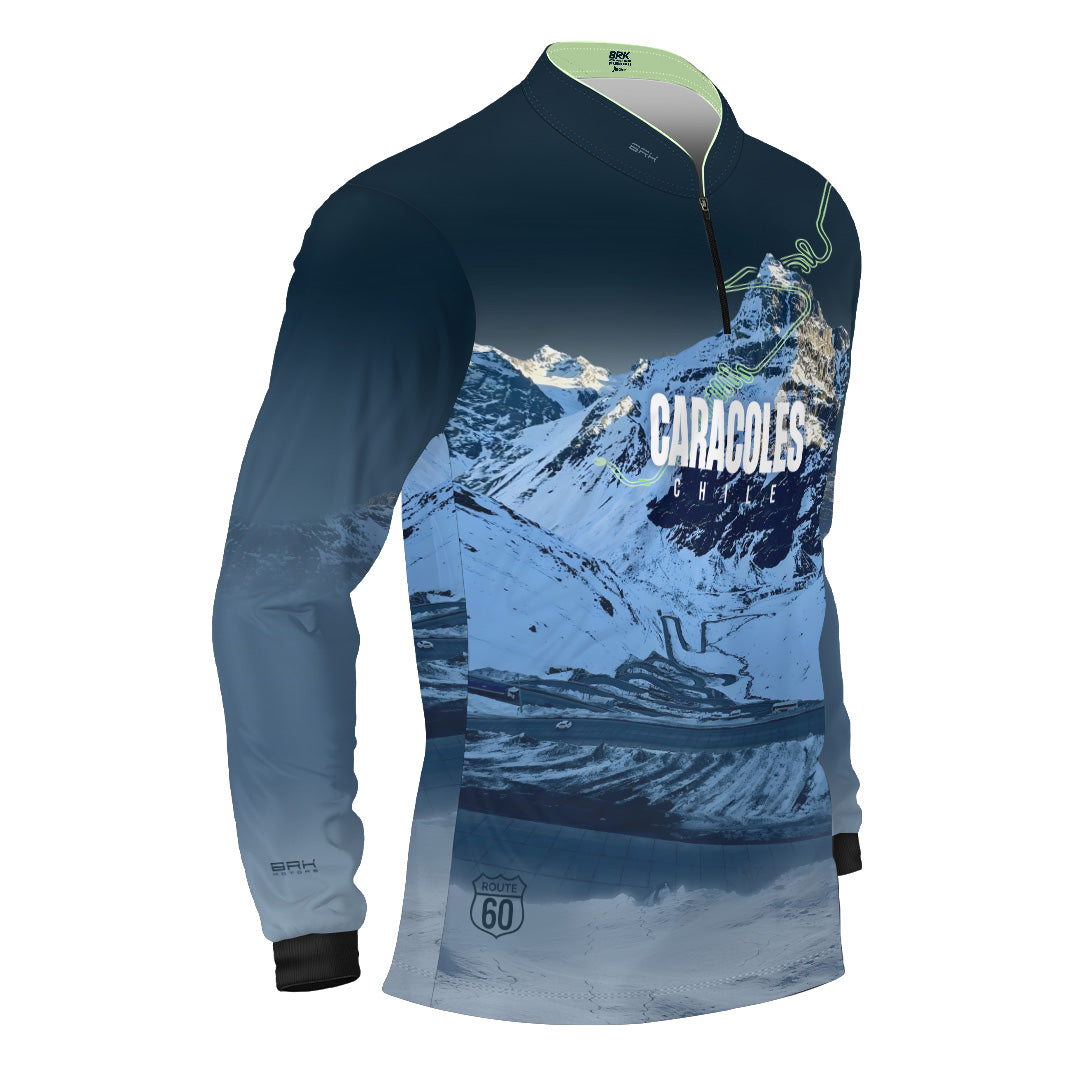 Camisa Brk Chile Estrada Los Caracoles 2 com Proteção UV50+