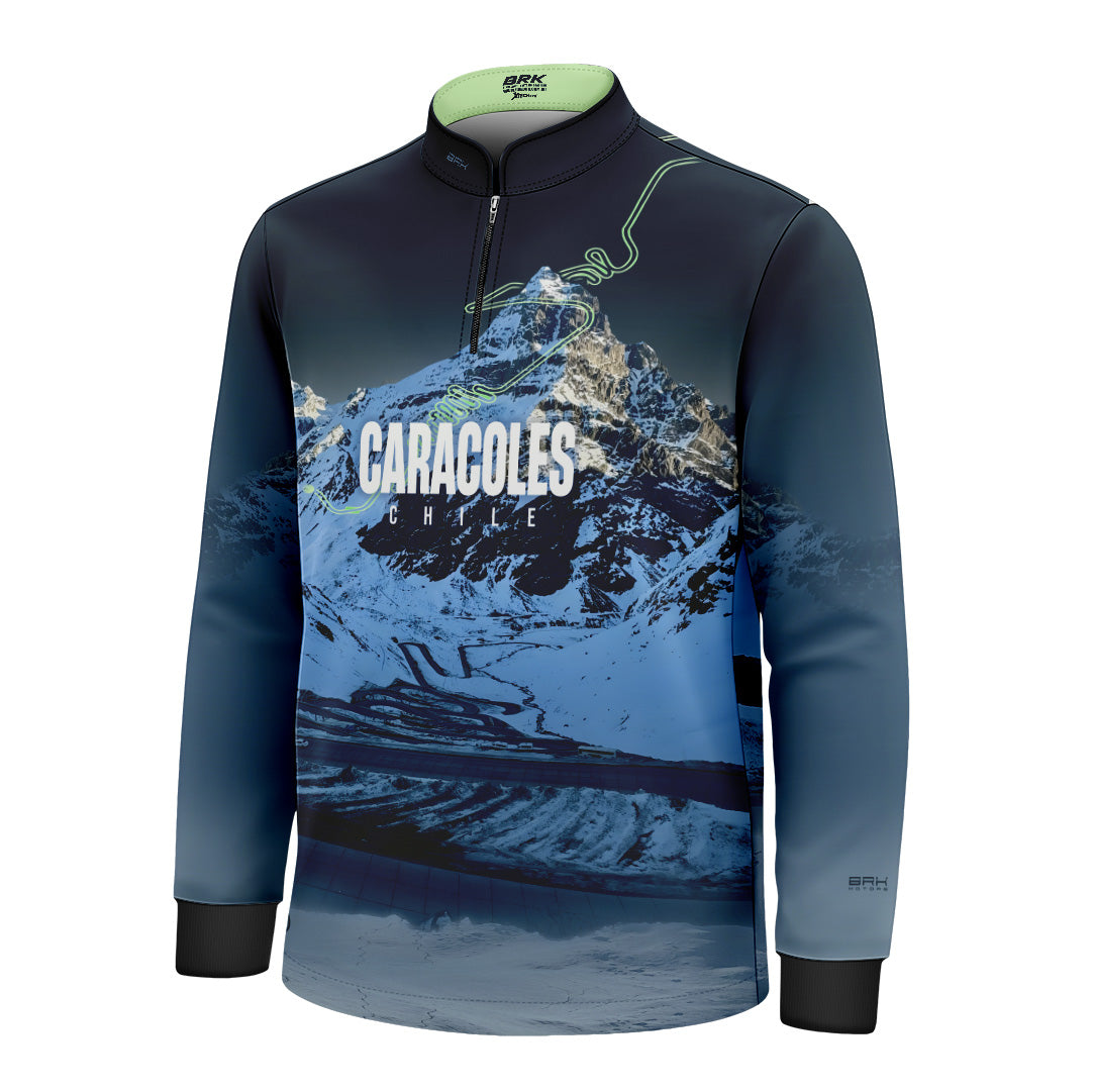 Camisa Infantil Brk Chile Estrada Los Caracoles 2 com Proteção UV50+