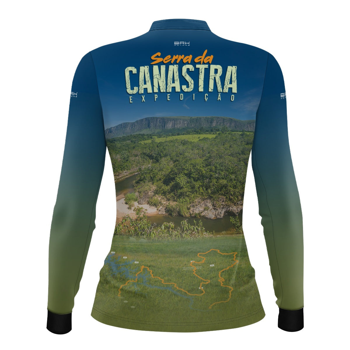 Camisa UV50 Feminina Brk Expedição Serra da Canastra