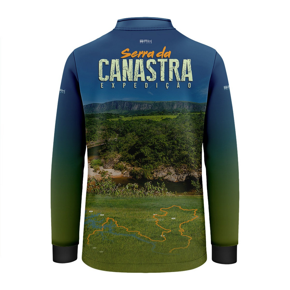 Camisa UV50 Infantil Brk Expedição Serra da Canastra