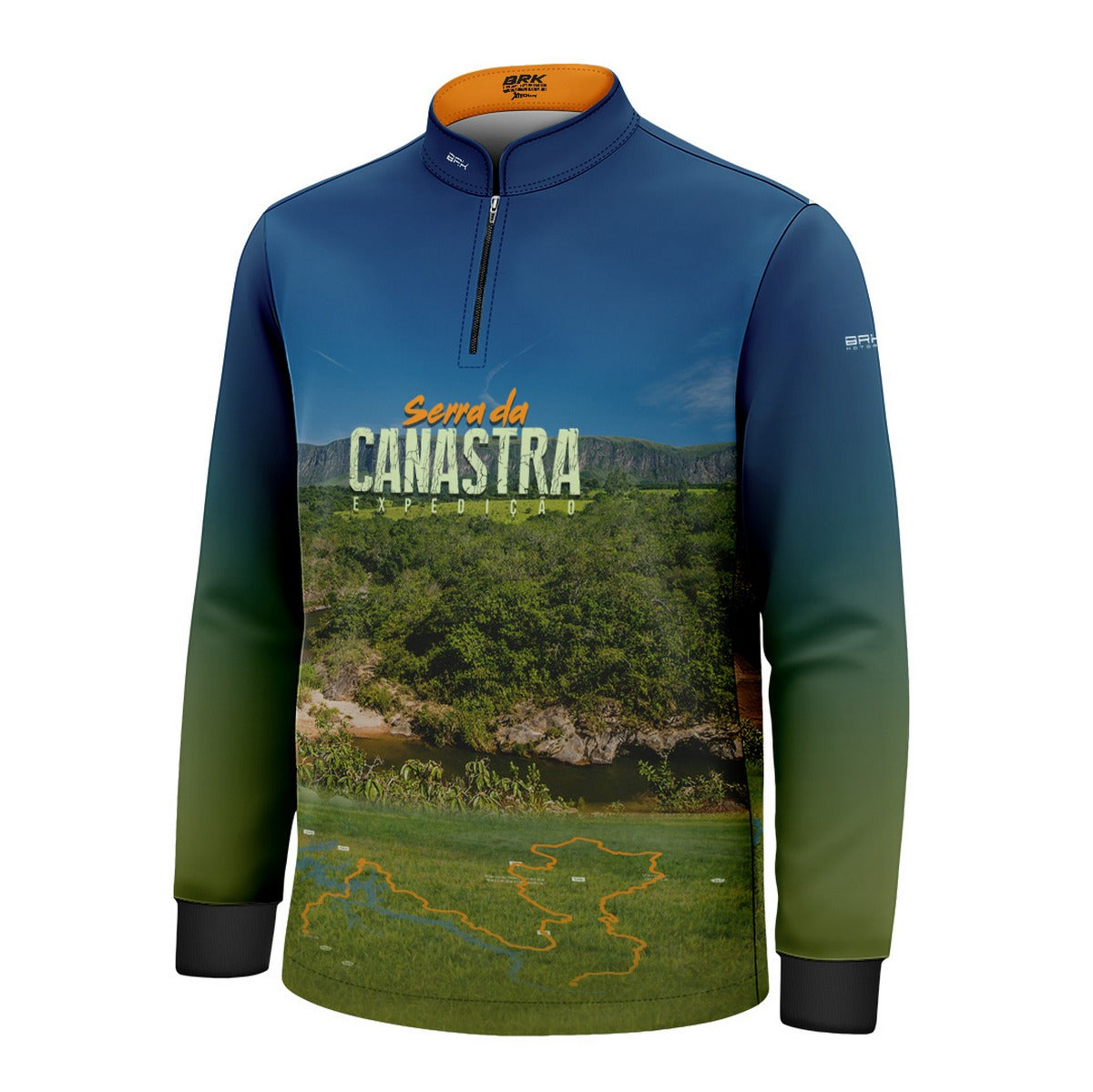 Camisa UV50 Infantil Brk Expedição Serra da Canastra