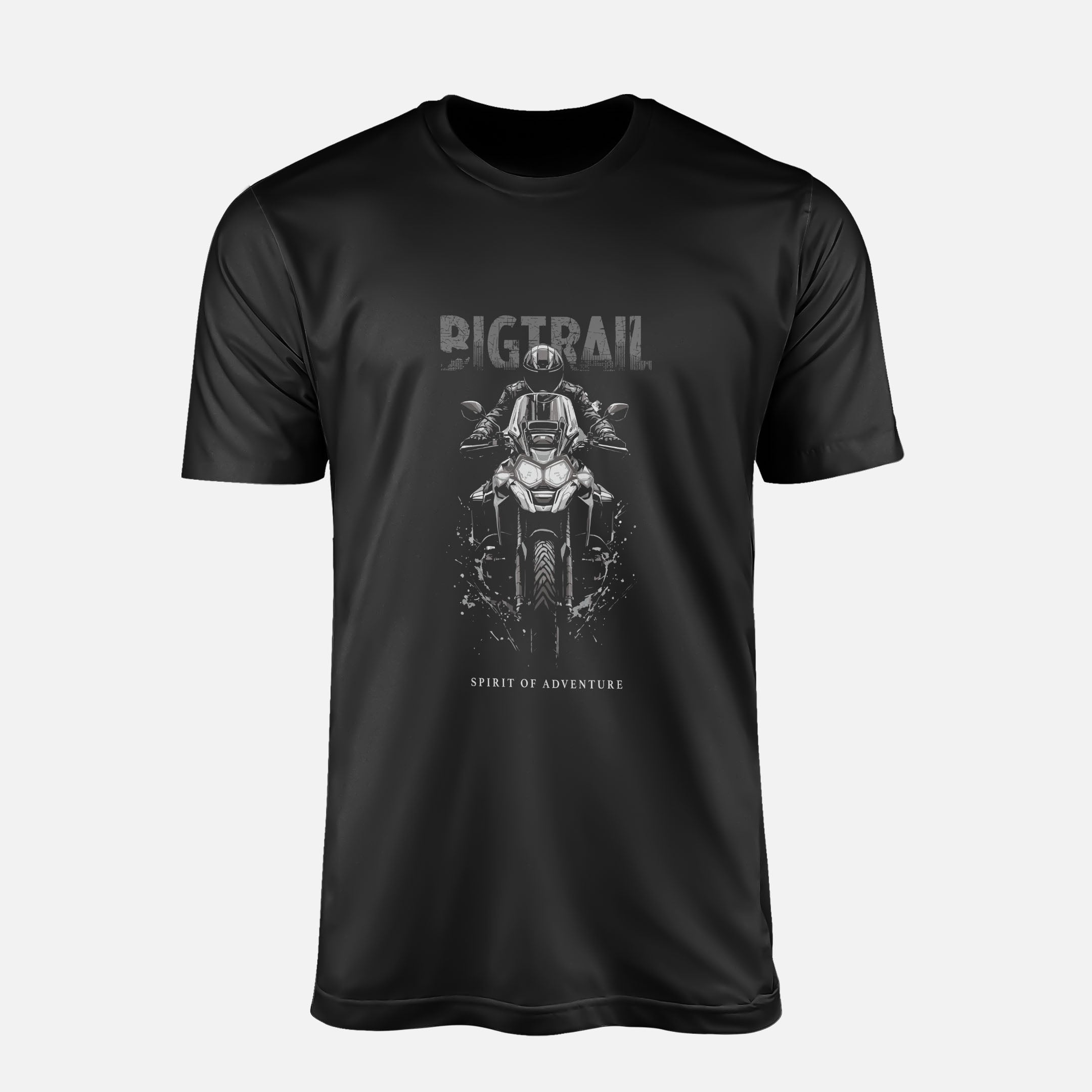 Camiseta de Algodão Brk Big Trail Spirit of Adventure Moto