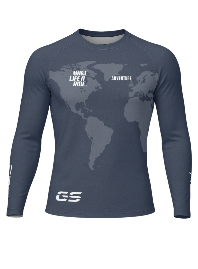 Camisa UV50 Segunda Pele Brk GS Make Life a Ride