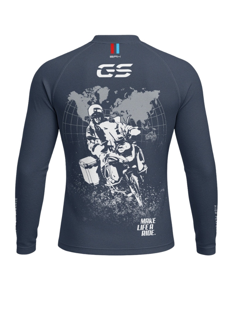 Camisa UV50 Segunda Pele Brk GS Make Life a Ride