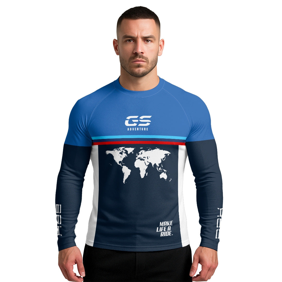 Camisa UV50 Segunda Pele Brk GS Adventure Make Life a Ride