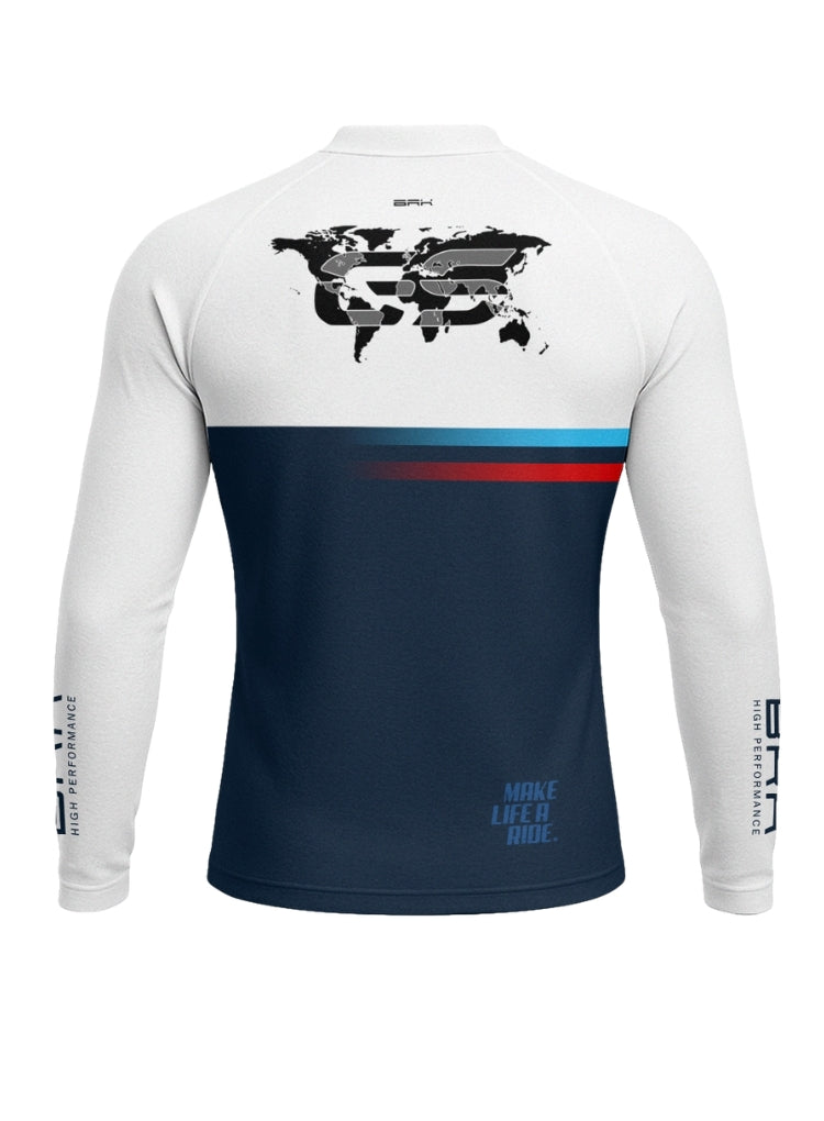 Camisa UV50 Segunda Pele Brk GS Make Life a Ride Mapa