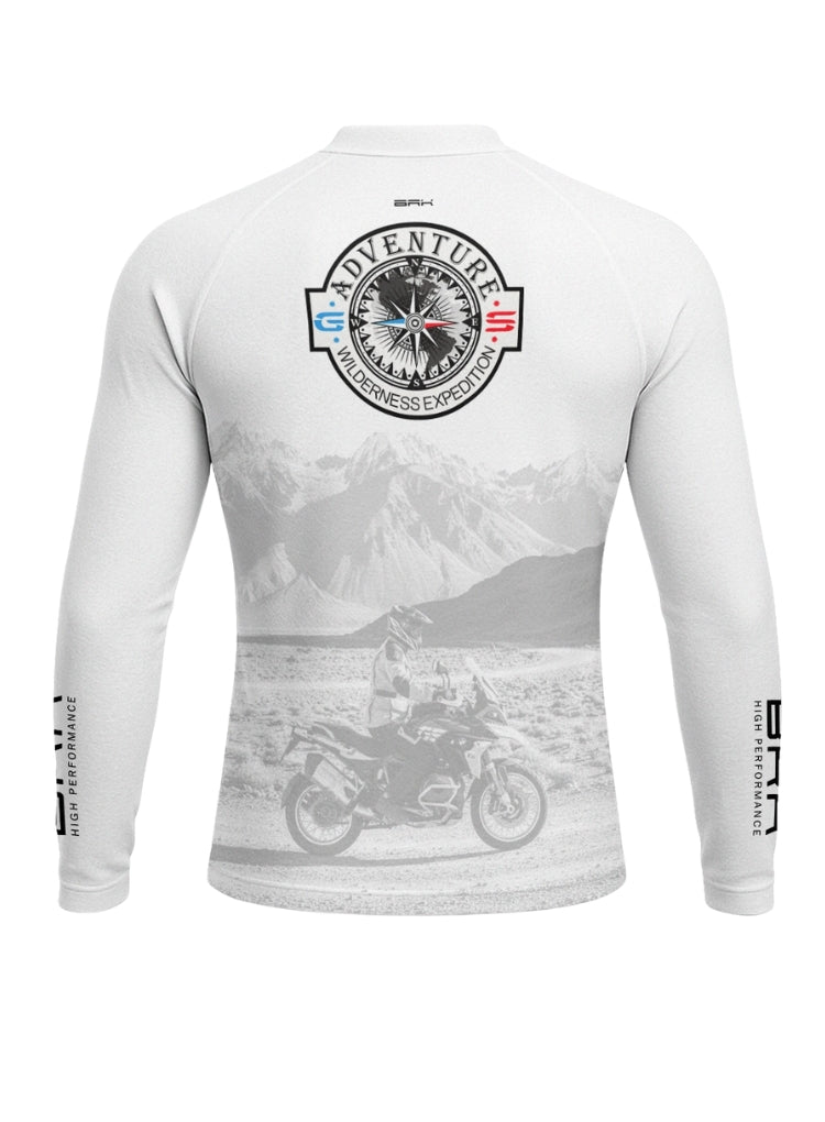 Camisa UV50 Segunda Pele Brk GS Adventure Branca