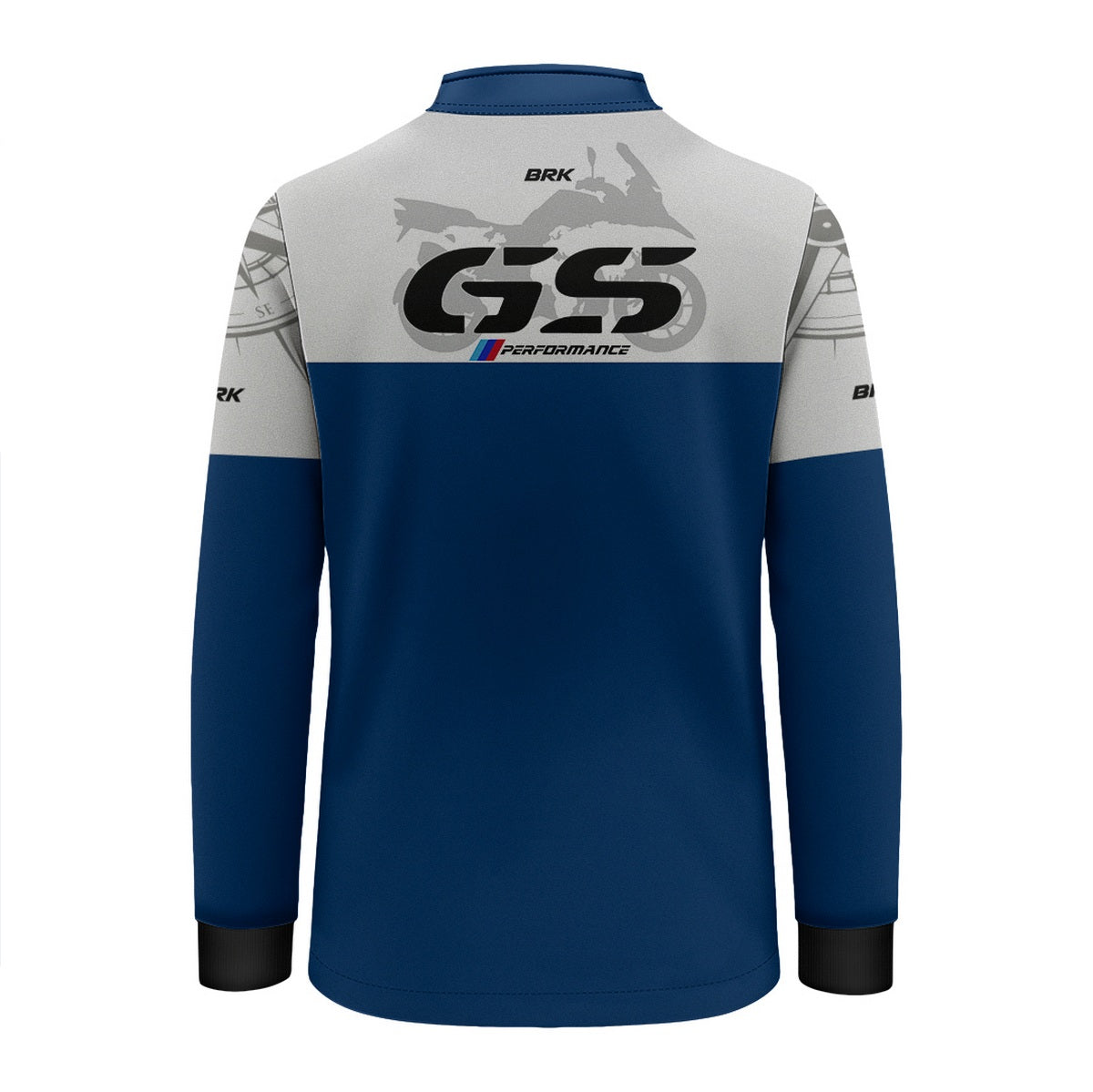 Camisa Infantil Brk GS BMW Performance Azul com Proteção UV50