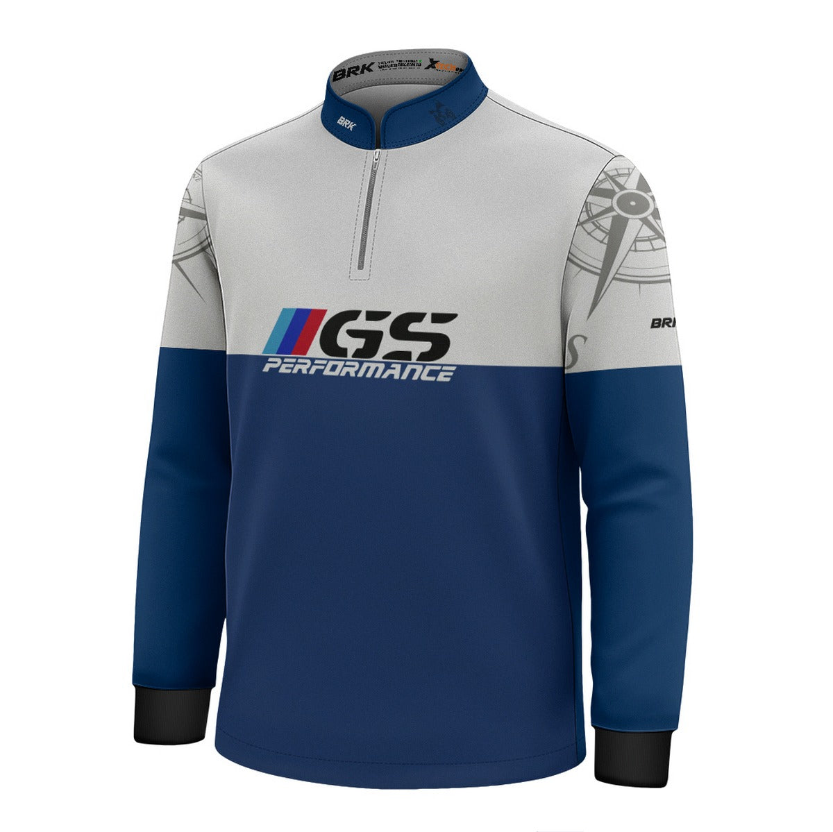 Camisa Infantil Brk GS BMW Performance Azul com Proteção UV50