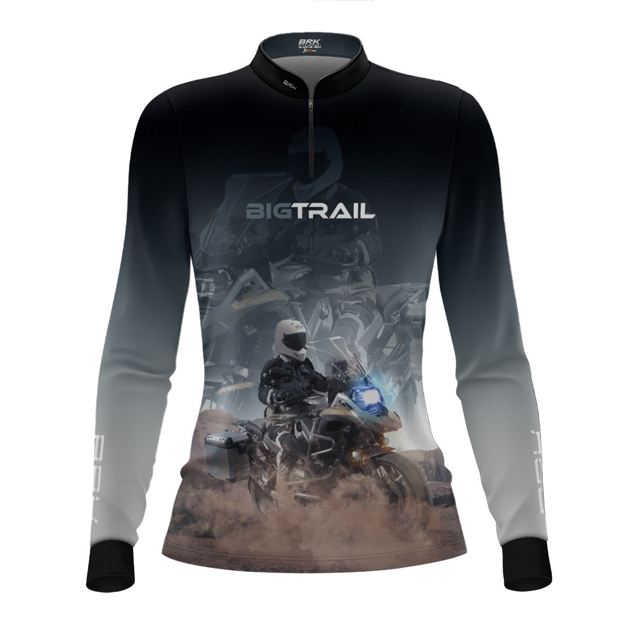 Camisa Motociclismo Feminina Brk Big Trail R 1200 com Proteção Solar UV50+