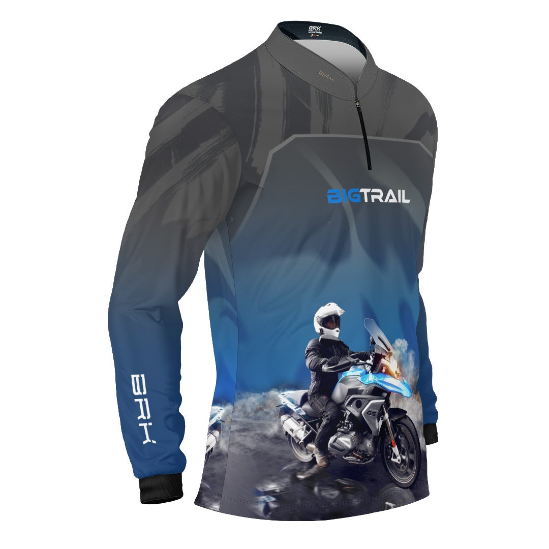 Camisa Motociclismo Brk Big Trail R 1250 GS Asfalto com Proteção Solar UV50+