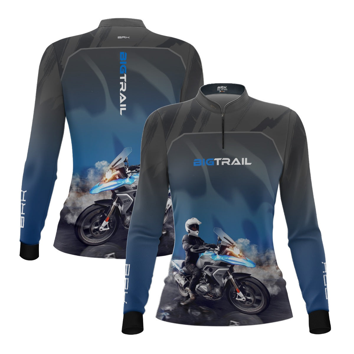 Camisa Motociclismo Feminina Brk Big Trail R 1250 GS Asfalto com Proteção Solar UV50+