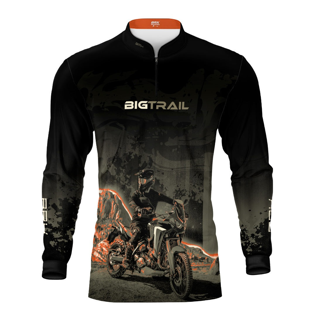 Camisa Motociclismo Brk Big Trail Adventure com Proteção Solar UV50+
