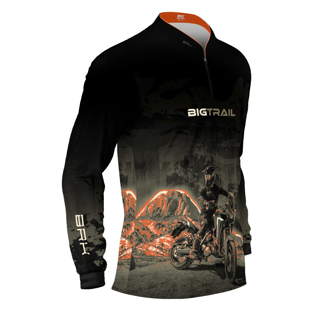 Camisa Motociclismo Brk Big Trail Adventure com Proteção Solar UV50+