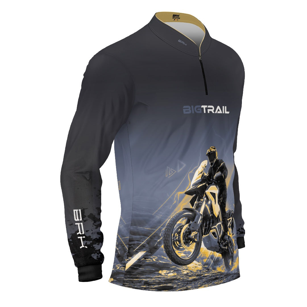Camisa Motociclismo Brk Big Trail Adventure com Proteção Solar UV50+