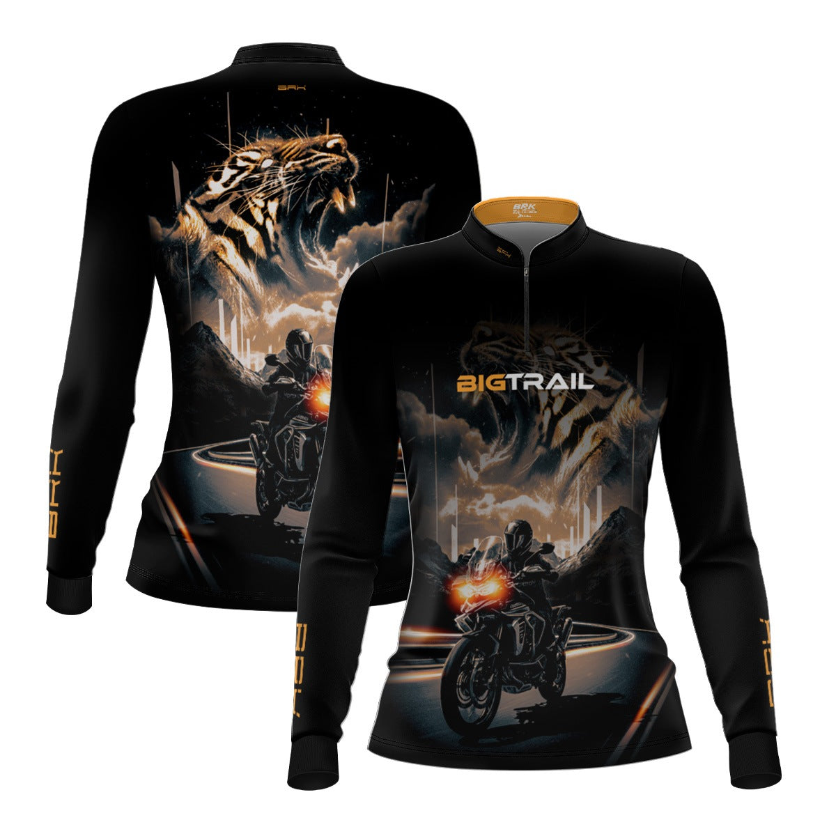 Camisa Motociclismo Feminina Brk Big Trail Asfalto com Proteção Solar UV50+