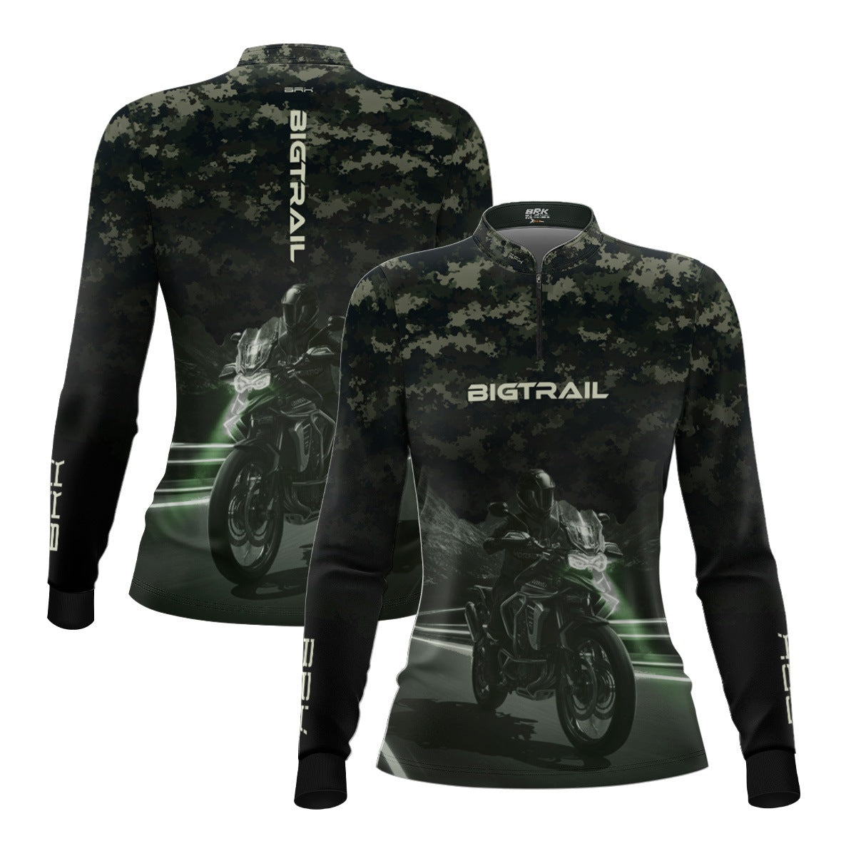 Camisa Motociclismo Feminina Brk Big Trail  com Proteção Solar UV50+